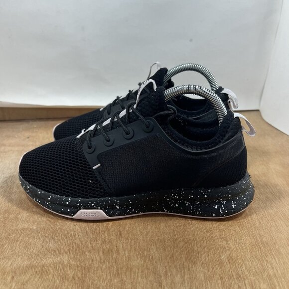 Kuru Atom Women Size 7.5 Wide Black Running Training - Picture 3 of 9